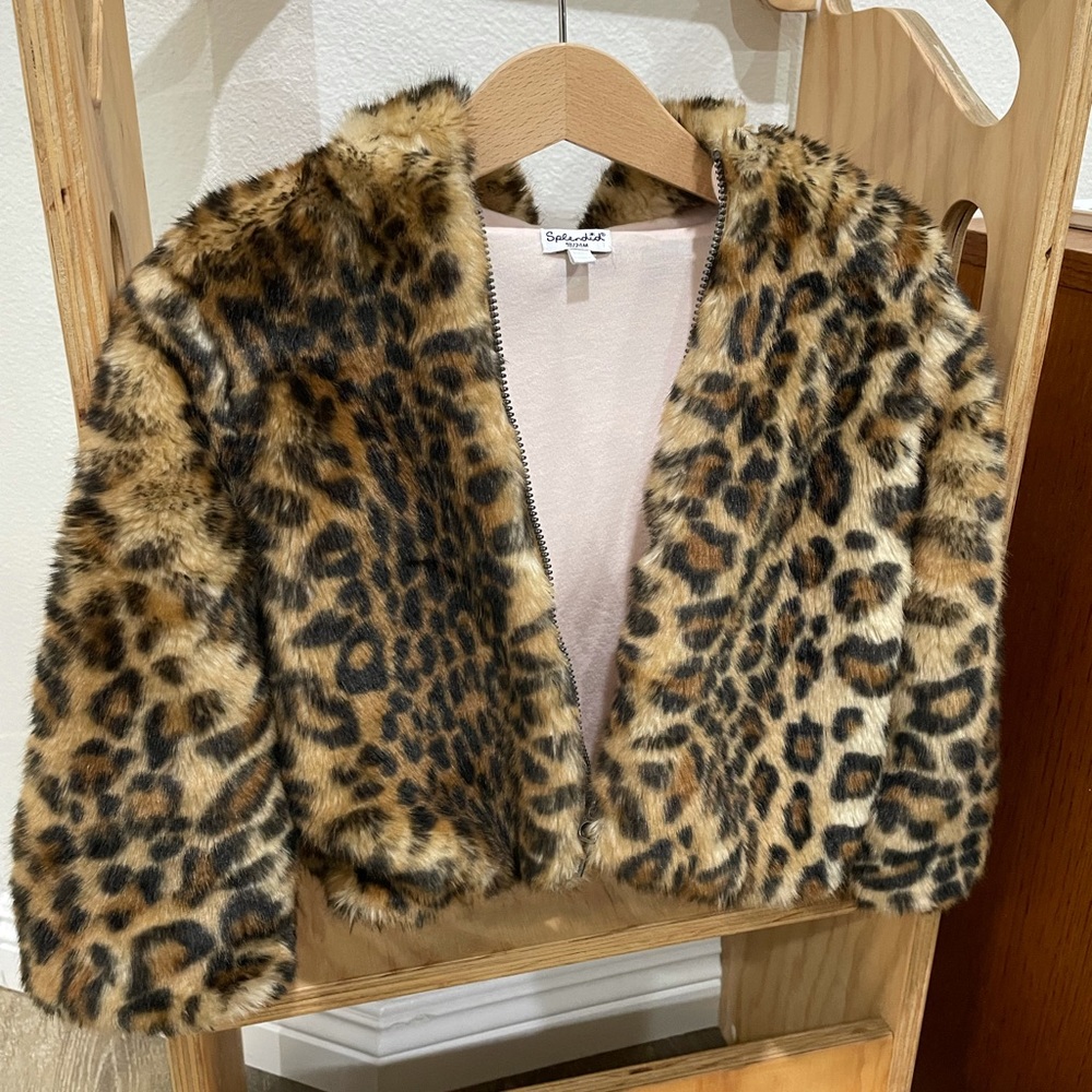 Splendid faux fur hooded coat
